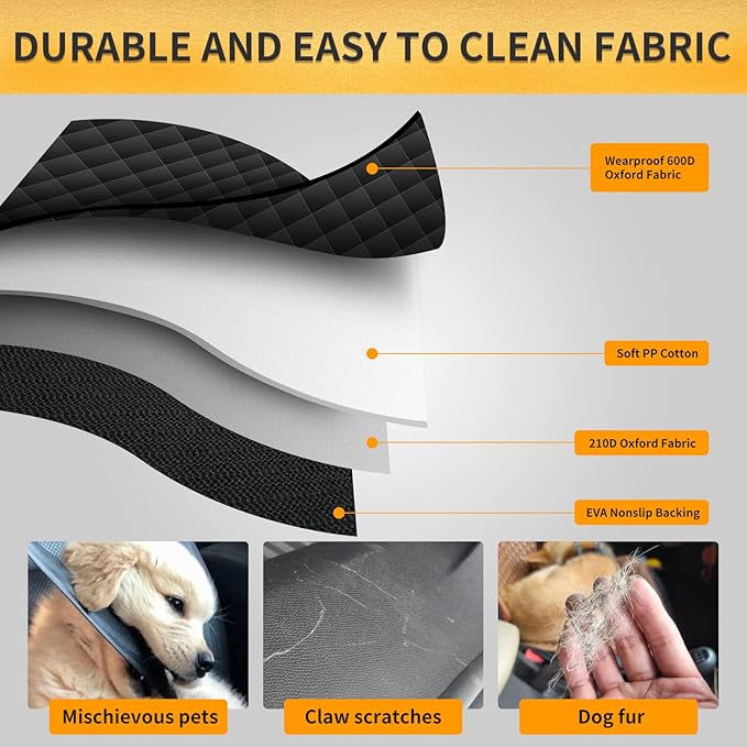 Car Cushion car pet seat Cushion Front pet 100% Waterproof