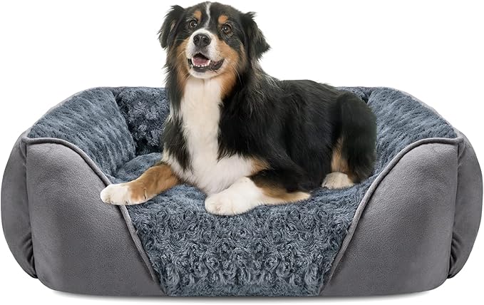 INVENHO X-Large Dog Bed for Large Medium Small Dogs XL(35"x25"x10")