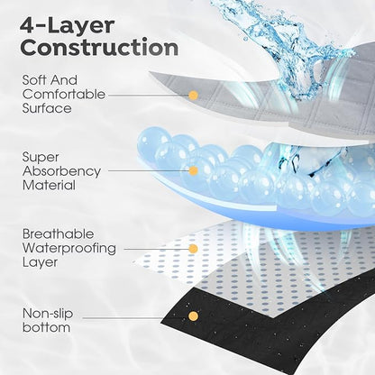 Veehoo Elevated Dog Bed with Washable Dog Pee Pads 100% Waterproof CWC2201CCP