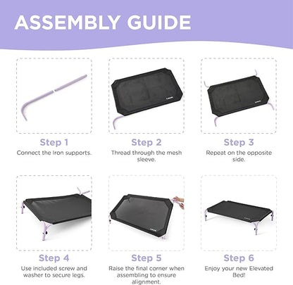 Lesure Elevated Raised Outdoor Dog Bed 54"