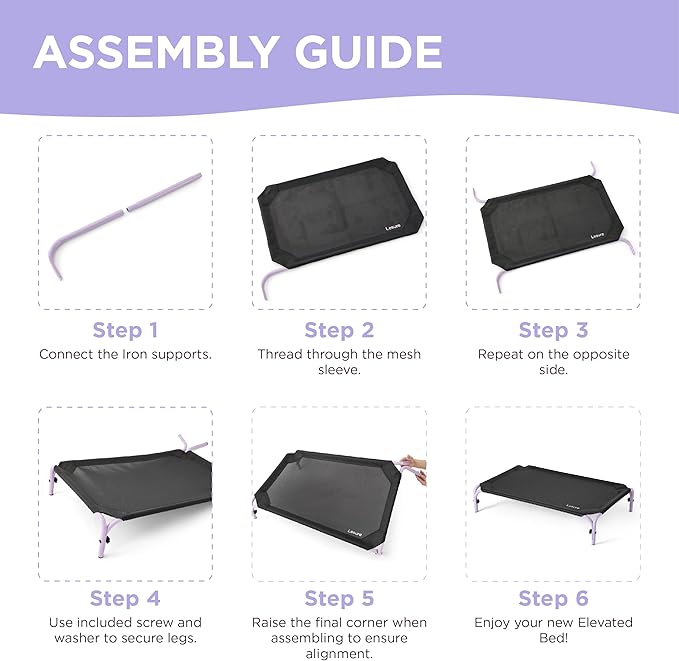 Lesure Elevated Raised Outdoor Dog Bed 41"