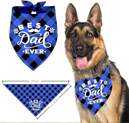 Best Dad Ever Dog Bandana (C6)