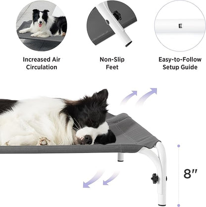 Lesure Elevated Raised Outdoor Dog Bed 41"