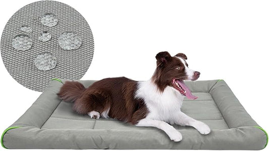 Miguel Oxford 900D Outdoor Waterproof Dog Bed for Metal Dog Crates Water-Resistant All Weather Pet Mat Durable Easy Wipe Clean Travel Indoor Outdoor Puppy Cat Crate Bed 40inch