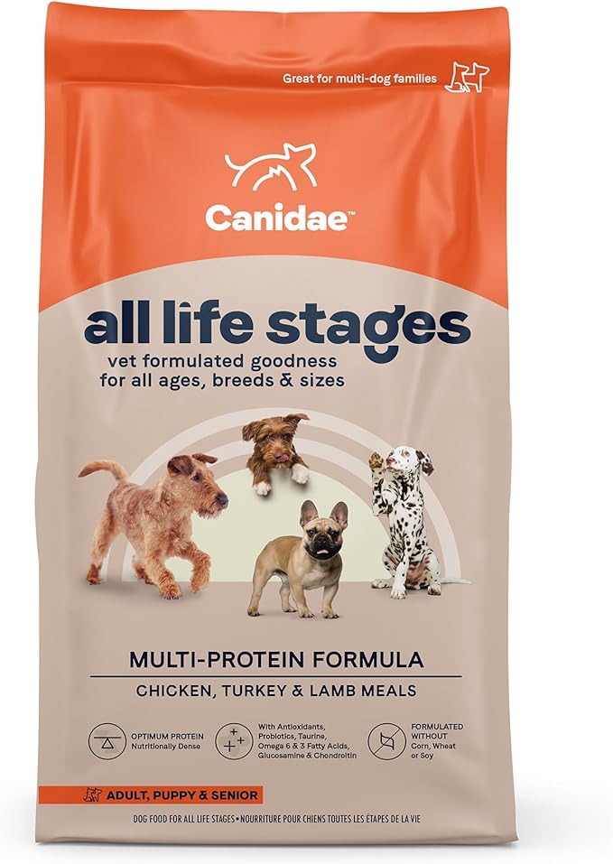 Canidae All Life Stages Dry Dog Food, Multi-Protein Formula, 5 lbs.