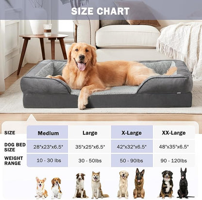 INVENHO Orthopedic Dog Beds Large Sized Dog