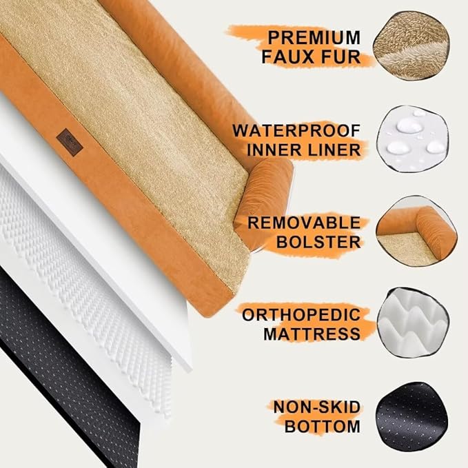 Large Dog Bed Orthopedic Washable