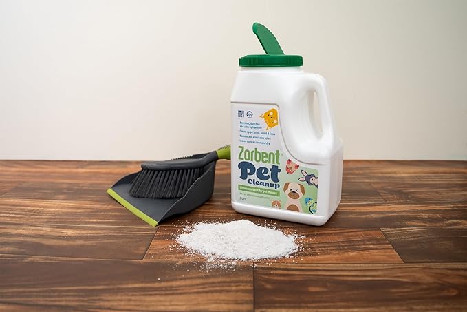 Pet Cleanup – Industrial-Grade Pet Mess Cleaner Tackles the Grossest Pet Messes in Seconds. Each Jug Absorbs up to 1 Gallon in Liquid Making Cleanup a Snap. Just Pour, Mix and Sweep, 5 qt