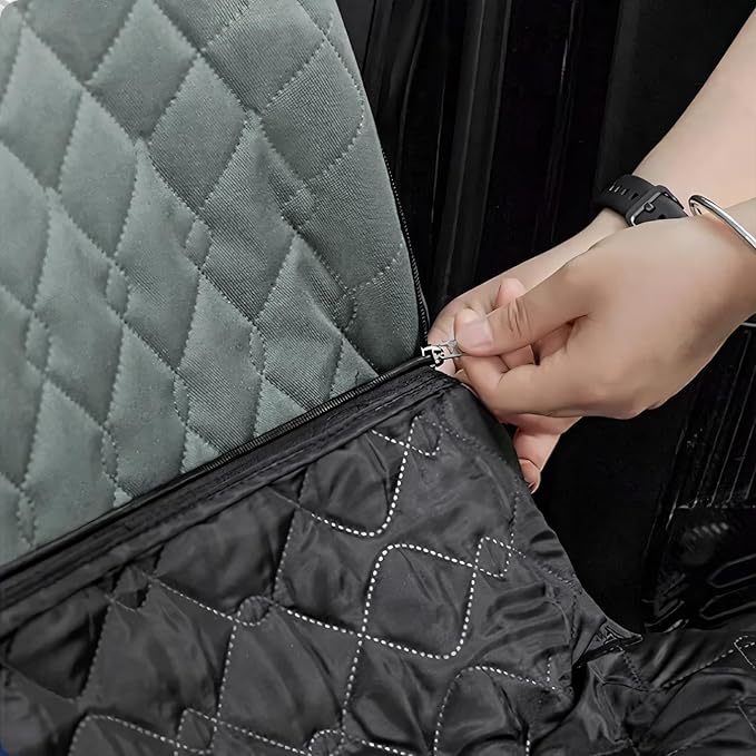 Dog Car Seat Cover for Tesla Rear Seat 2020-2024 (Green)