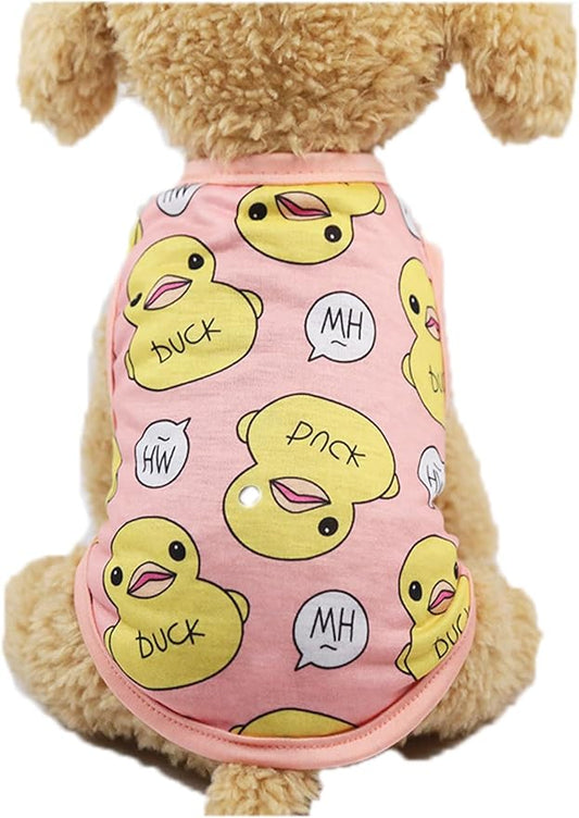 NeVka Dog Shirts Cue Printed Pet T-Shirts Cool