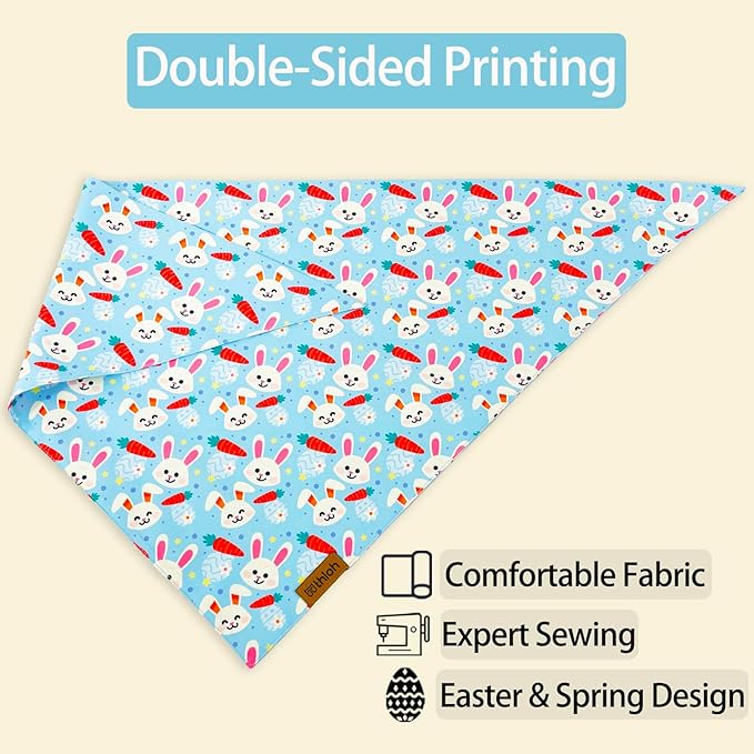 Easter Dog Bandanas 2 Pack