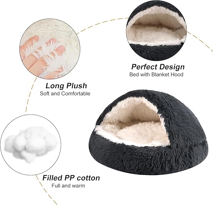 Dog Beds for Small Dogs 16" x 16")