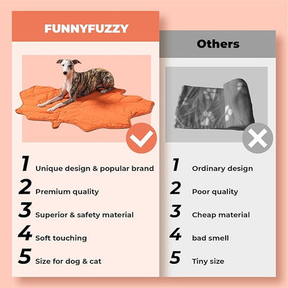Dog Blanket Mat for Dogs Cats 40×46" Leaf