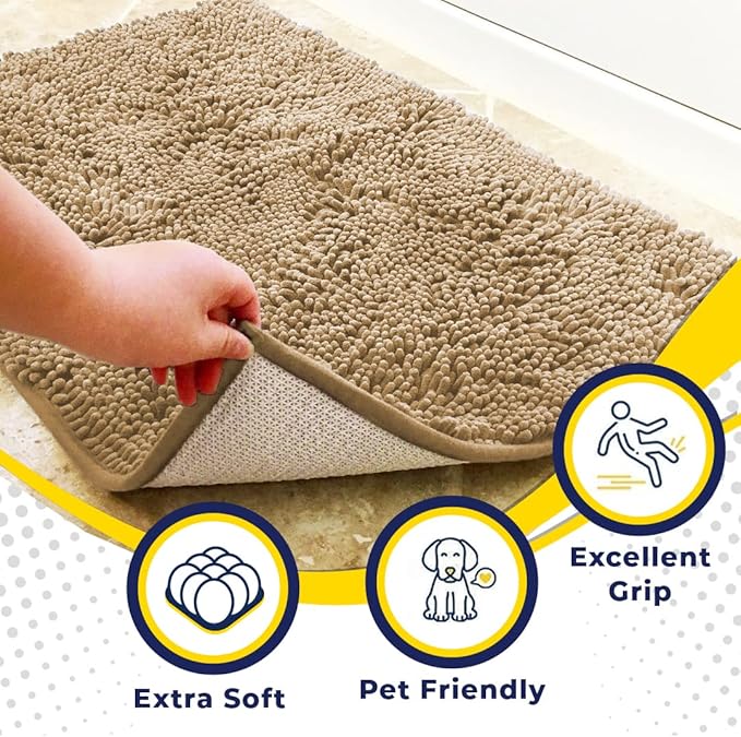 Muddy Mat® AS-SEEN-ON-TV Highly Absorbent Microfiber Door Mat and Pet Rug 30"X19"