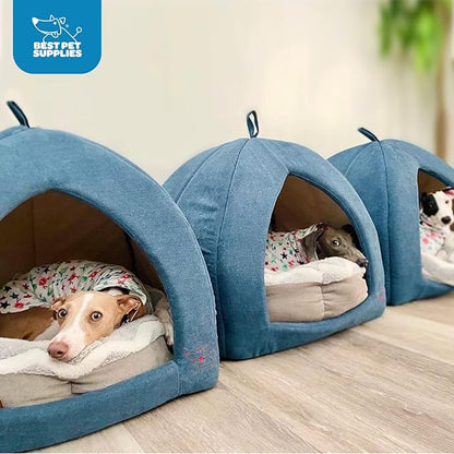 Pet Tent-Soft Bed for Dog and Cat by Best Pet Supplies 19" x 19" x H:19"