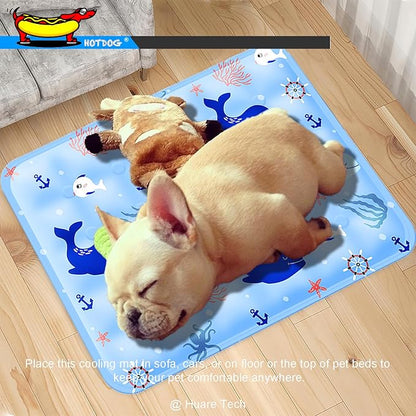 HOTDOG Cooling Mat for Pets Cats(20-60Lb) -
