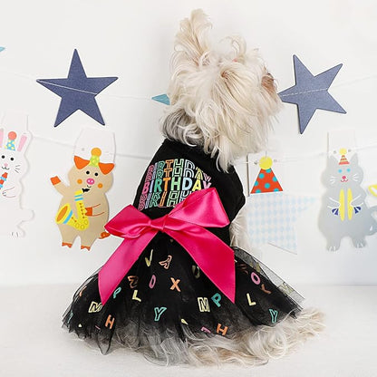 Dog Birthday Outfit Dog Clothes for Small Dogs