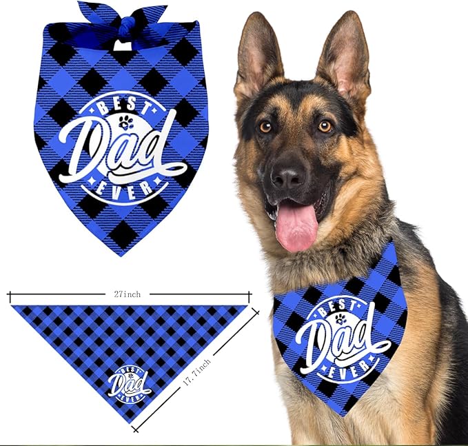 Best Dad Ever Dog Bandana (C2)