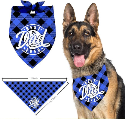 Best Dad Ever Dog Bandana (C2)