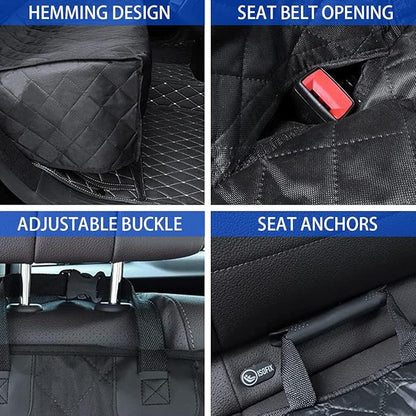 BESULEN Dog Car Seat Cover for Back Seat