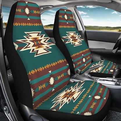 Tribal Aztec Seat Covers for Cars Front Seat