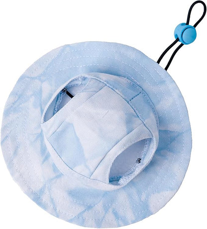 Pet hat with Ear Holes Sunscreen Baseball Cap Suitable for Small and Medium-Sized Dogs Outdoor Climbing hat in Summer Pet Products (Medium