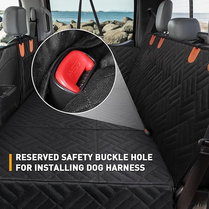 Dog Seat Cover for Trucks Back Seat Extender for Dog F150, RAM1500,