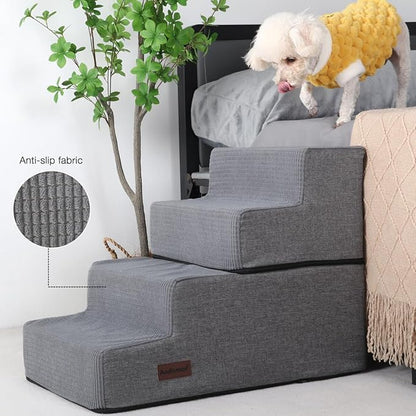 Dog Stairs for High Bed 4 Steps