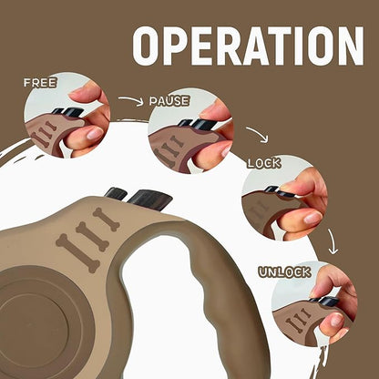 Retractable Dog Leash Automatic Telescopic Tractor Dog Tape 10/16 FT