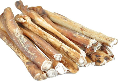 Downtown Pet Supply Bully Sticks for Dogs, Junior Size (6", 100-pack) Rawhide Free Dog Chews Long Lasting Non-Splintering Pizzle Sticks - Low Odor Bully Sticks for Small Dogs