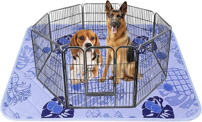 IEUUMLER Washable Pee Pads for Dogs Extra Large 71" x 71" 1 Pack EU007 (Purple 71"X71"-1pcs)