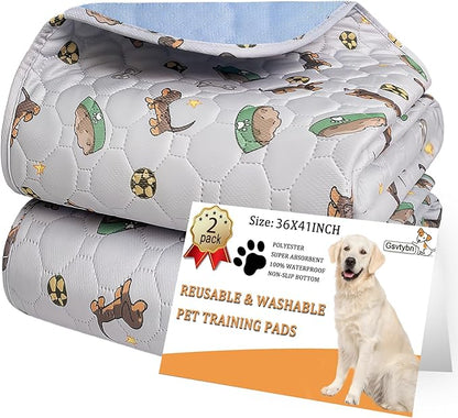 Washable Pee Pads for Dogs 2Pack 36''x41''