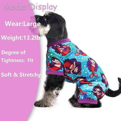 Dog Pajamas for Small Dogs Spring Summer Dog Clothes Girl Boy Cute Soft Puppy Pjs Chihuahua Teacup Dog Clothes Doggie Onesies Cat Pet Jammies Outfit (X-Large)