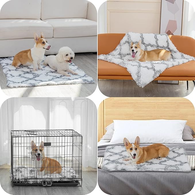 PJYuCien Fluffy Fleece Calming Pet Throw Blanket 30 * 40", Machine