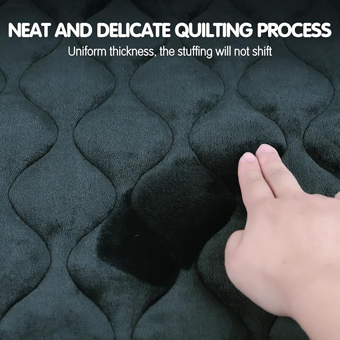 urrybaby Dog Bed Mat Flat Crate Mat with Anti-Slip Bottom Machine Washable Pet Kennel Pad for Dog Sleeping (S 24x18''