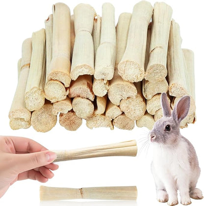 10oz/290g Sweet Bamboo Chew Toy Natural Sweet Bamboo Animals Molar Chew Sticks Toys Pet Snacks Bamboo Sticks Treats