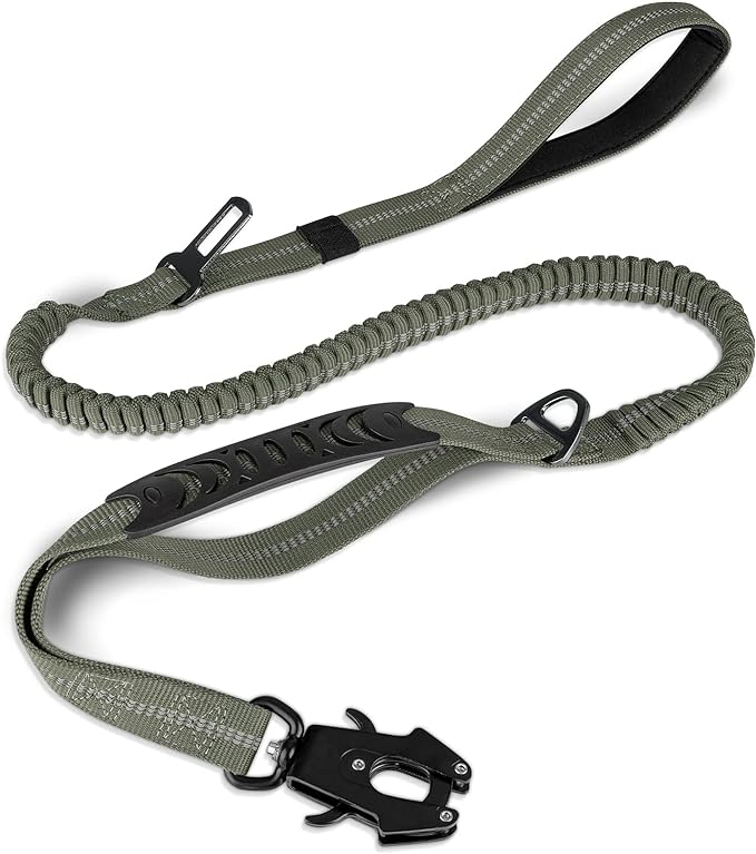 Joytale Tactical Dog Leash Heavy Duty 4-6FT Shock 2 Padded