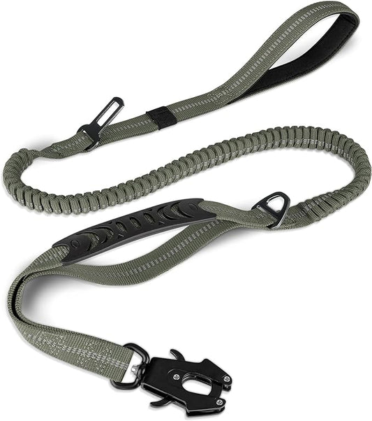 Joytale Tactical Dog Leash Heavy Duty 4-6FT Shock 2 Padded