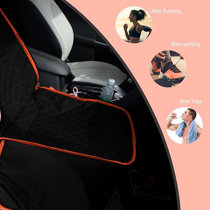 Front Seat Cover for Dogs with Leash FCWLAGU6