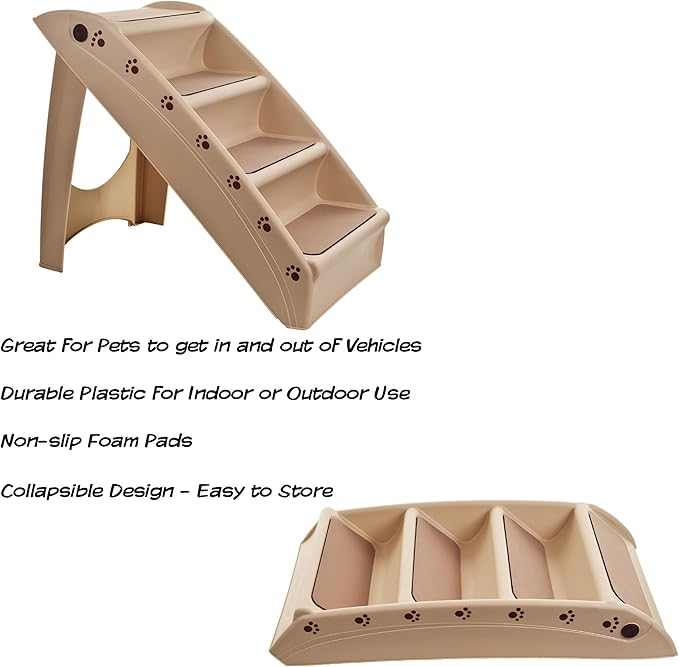 Pet Stairs 4-Step Design