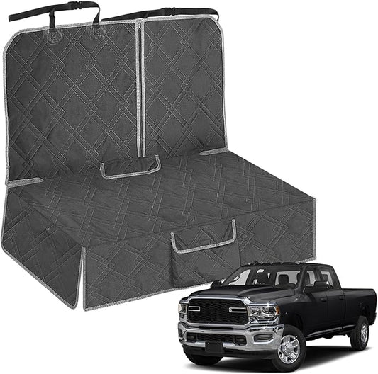 sportuli Truck Front Seat Cover Replce for Ford F150 F250 and Dodge Ram 1500 2500 with Foldable Bucket Console 600D Oxford