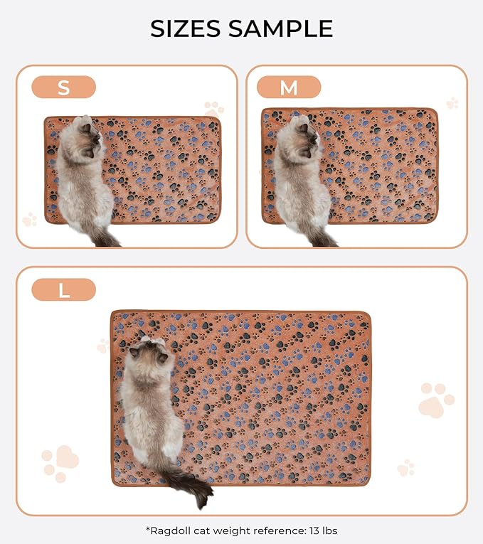 Luciphia 1 Pack 2 Pet Blankets for Dogs Cats Medium(30x20 inch)