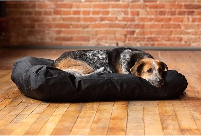 Dog Bed Cover Replacement Washable. 44 "L X 32 "W X 4 "H Washable Removable Orthopedic, Cooling Gel and Memory Foam pet Bed Protector Cover, Cover only (Black)