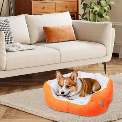 Round Dog Cat Beds Mattress Washable Pads Room