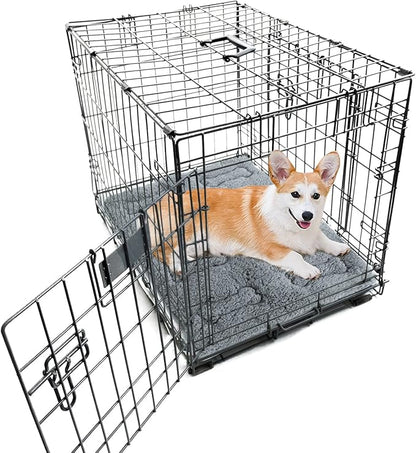 Dog Bed Crate Mat(30" X 19") 2 Pack