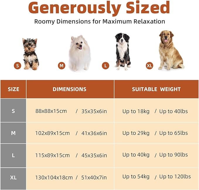 Mora Pets Dog Couch Bed for Furniture Protector