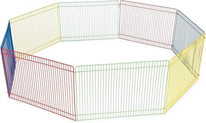 Prevue Pet Products Multi-Color Small Pet Playpen 40090,13x35.87x8.67 inch