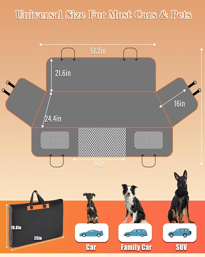 Back Seat Extender for Dogs