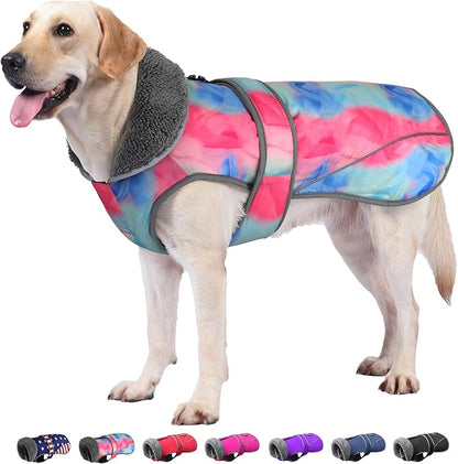 Dogcheer Dog Winter Coat Dogs(Rainbow,2XL)
