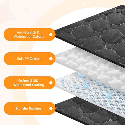 LOOBANI Front Dog Car Seat Cover: 2 Pack Waterproof Car Seat Covers for Dogs